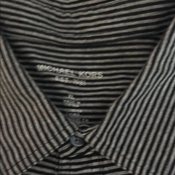 Michael Kors Monochrome Striped Polo - Picture 3 of 4